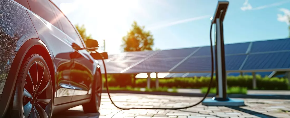 Zonnepanelen elektrische auto