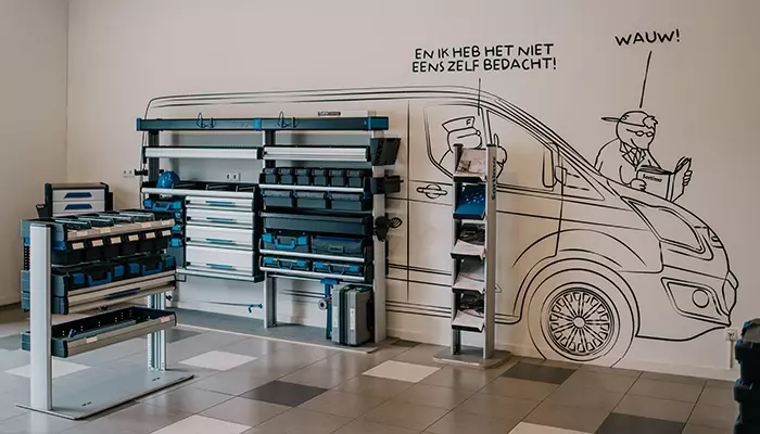 Ventilatie bedrijfswagen