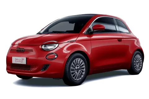 Fiat 500e Cabrio Red