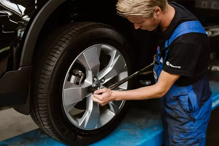 Banden wisselen elektrische auto