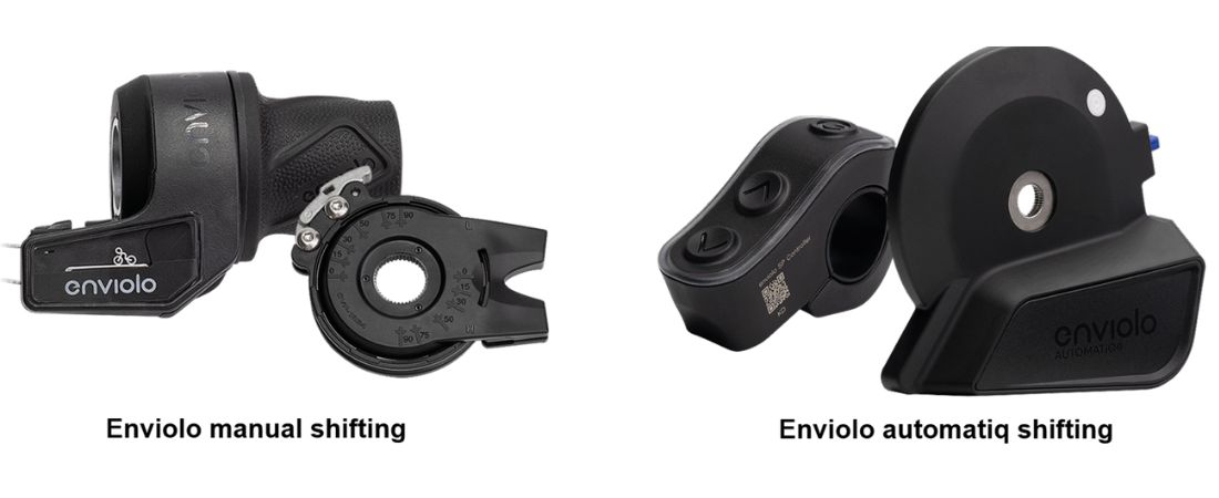 Enviolo traploos schakelen, manueel versus automatiq