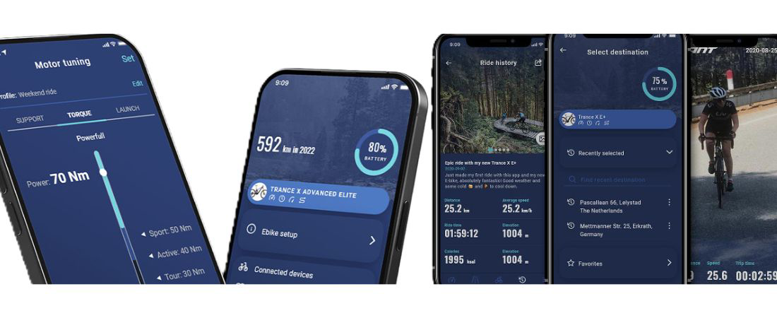 Giant RideControl app voor E+ systeem