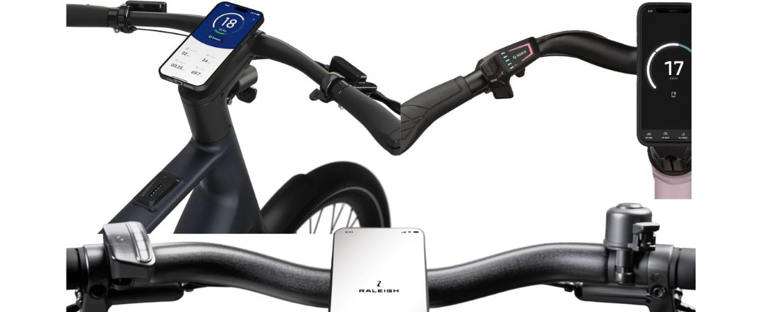 Smartphone dashboards: Gazelle Cayo - Riese & Müller Culture - Raleigh One