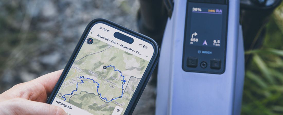 Bosch Smart system met e-bike flow app en Kiox 400X display