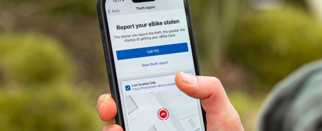Bosch eBike Flow+ app voor e-bike diefstalbeveiliging