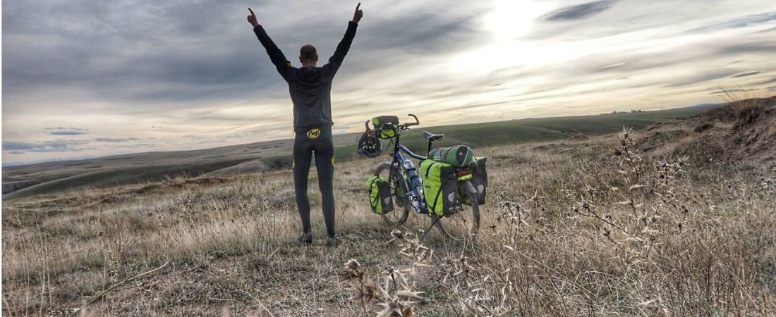 Santos trekking vakantiefiets in de natuur