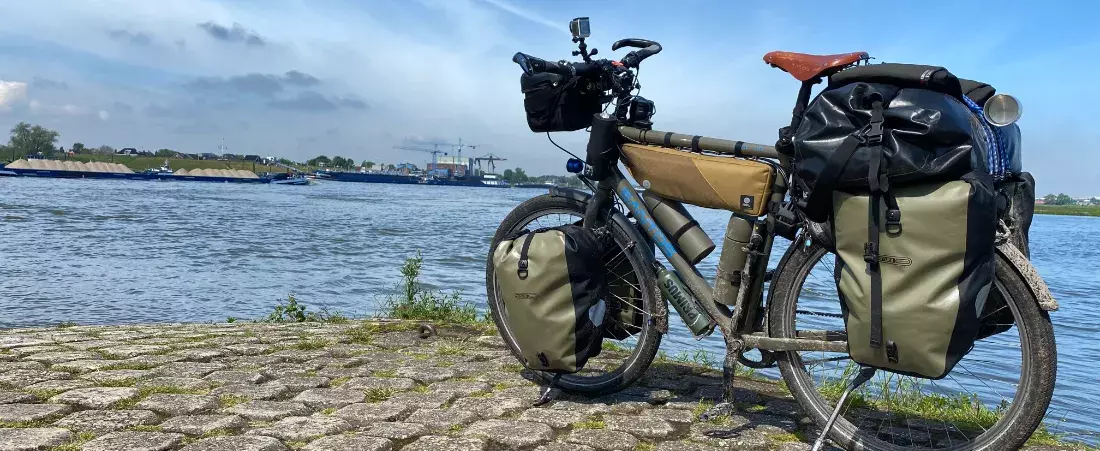 Santos vakantiefiets volgepakt met alles voor je fietsvakantie