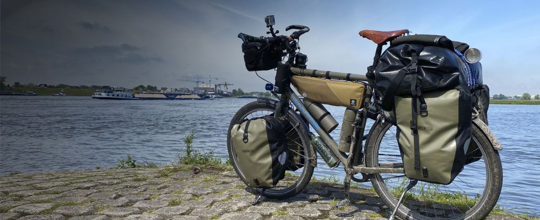 Santos Travel Lite bepakt en klaar voor fietsvakantie