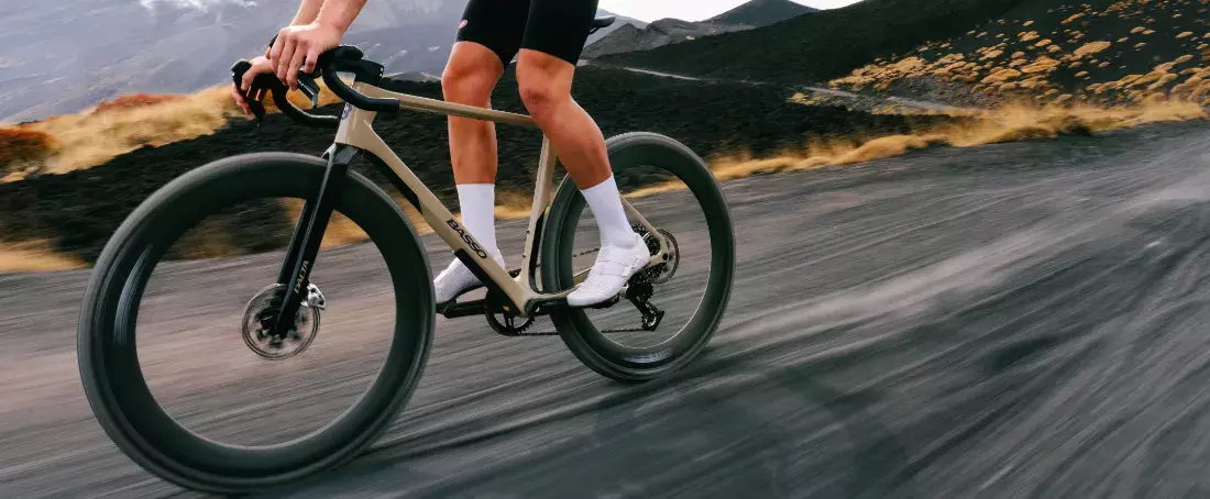 Basso Palta III actie op een Italiaanse gravelstrook