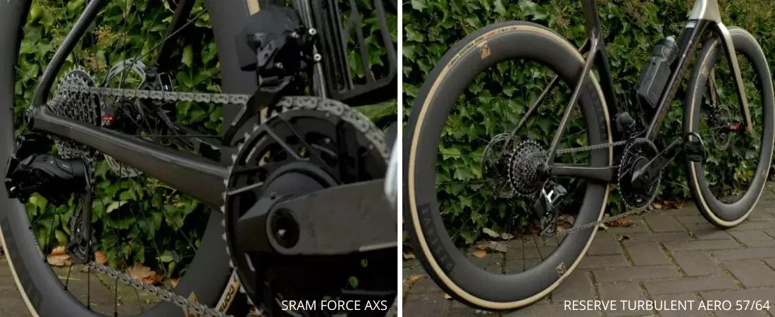 Cannondale SuperSix EVO 1 Platinum met SRAM Force AXS en Reserve 57/64