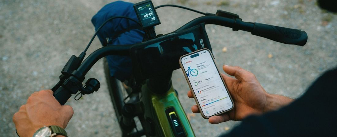 Cannondale Tesoro smart ebike met Kiox300 scherm en eBike Flow app