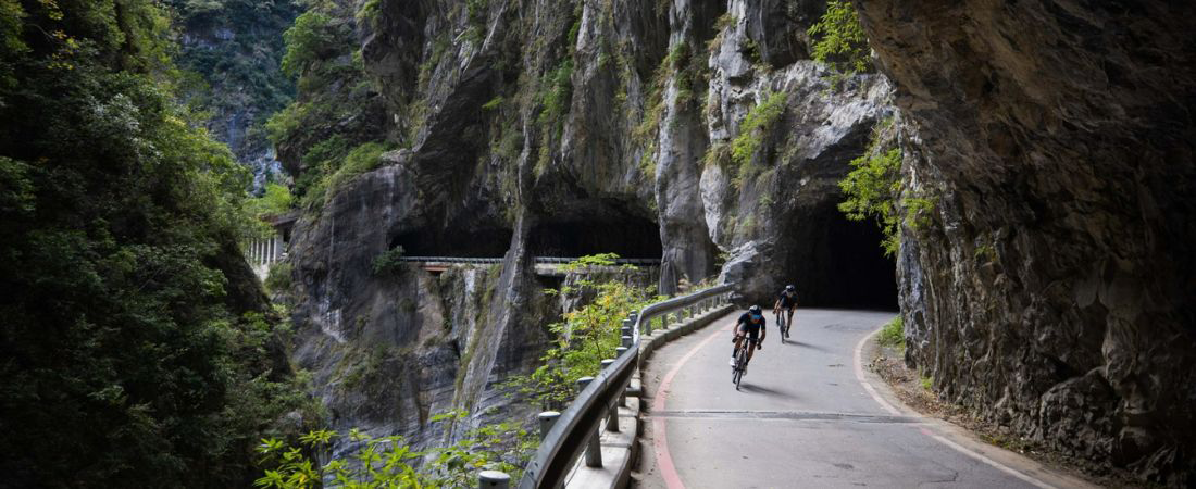 Giant TCR Advanced racefietsen in de bergen