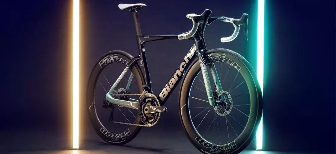 Bianchi Oltre RC Bahrain Victorious Team bike