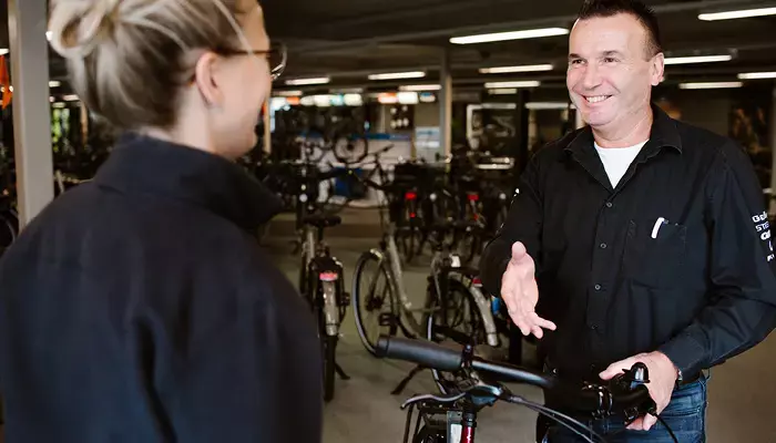 Fietsdealer levering