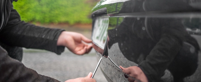 Kentekenplaat gestolen