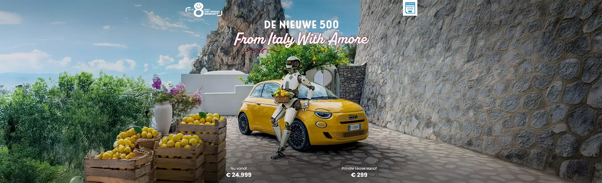 De Fiat 500 Hybrid